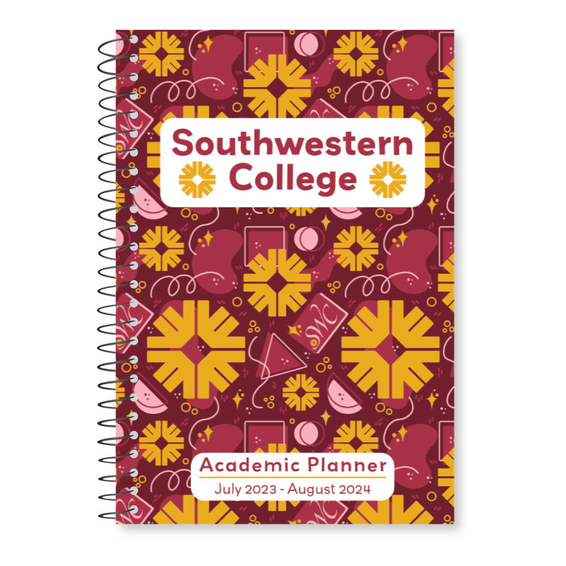 Roaring Spring SWC Academic Planner 2324 Southwestern College Campus